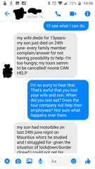 Just been contacted by friend abroad in dire straits