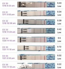 Those that use Premom OPKs - do these look normal?