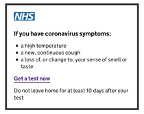 Do we go back to work/school/nursery with a cough?