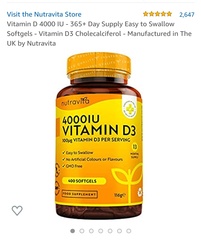 When are the government going to come out and actually say something about Vitamin D
