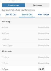 Oh fgs, what’s going on with online delivery slots??