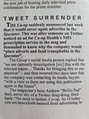 Spectator accused, tried, and convicted of 'transphobia' in minutes.