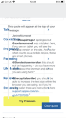 Viewing the desktop and mobile versions of Mumsnet