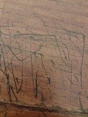 Any guesses what made these scratches?