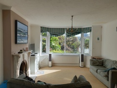 What window treatment for this 1930s bay window?