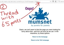 Bookmarks messing up page navigation within threads