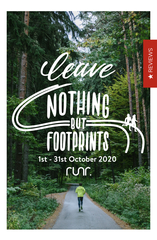October Running in aid of Mind - Leave only footprints