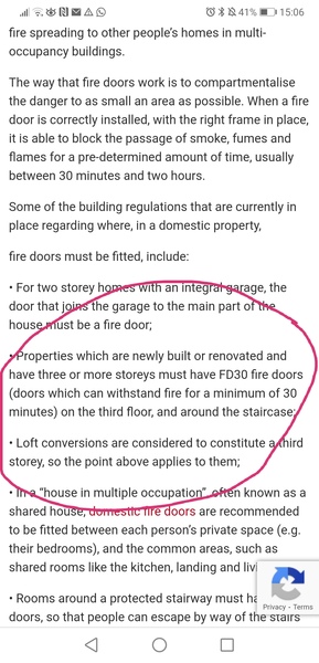 Fire doors with self closing mechanisms