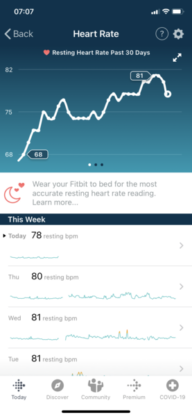 Tracking your cycle and possible BFP using RHR - part 3