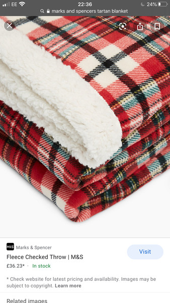 To ask you to recommend me a large, thick, warm blanket?