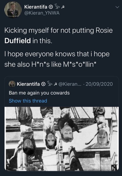 In solidarity with JK Rowling