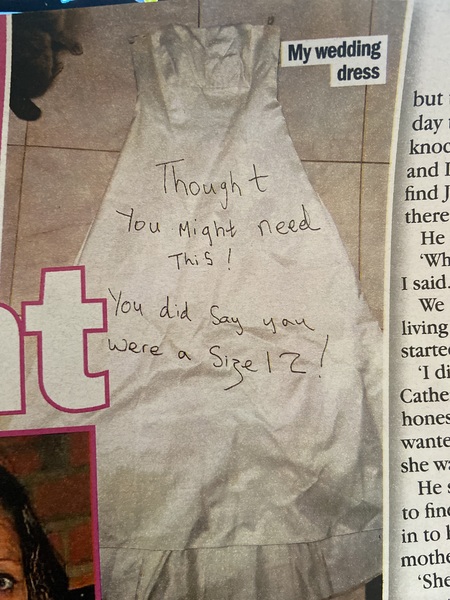 Take a Break magazine - guess the story.