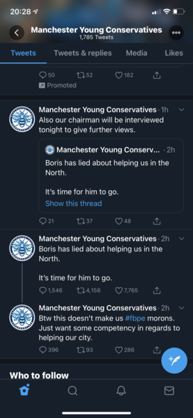 Andy Burnham vs boris drama?