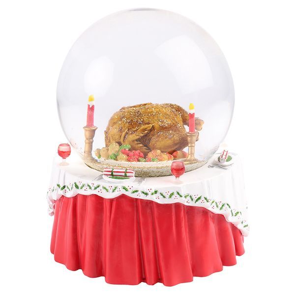 Paperchase turkey dinner snowglobe