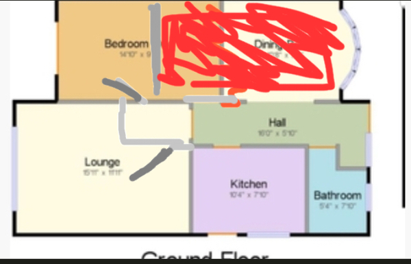Can I split this loft room to make 2 bedrooms...help