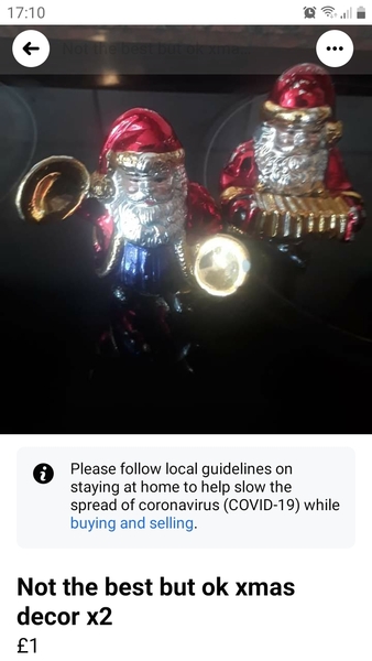 Facebook - Christmas and Halloween shite