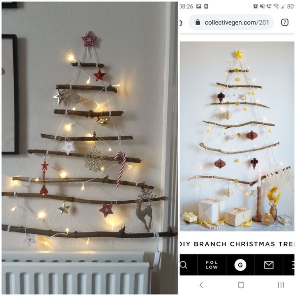 Wooden hanging tree thingy...