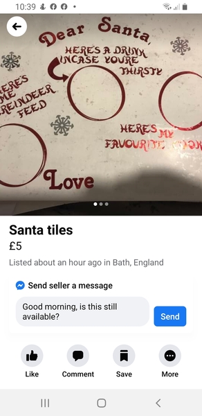 Facebook - Christmas and Halloween shite