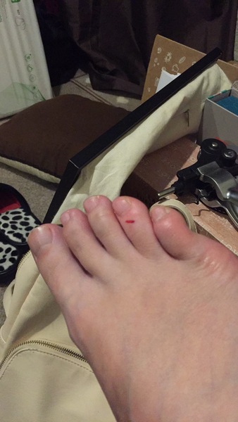 FFS. I'm such a clumsy arse.