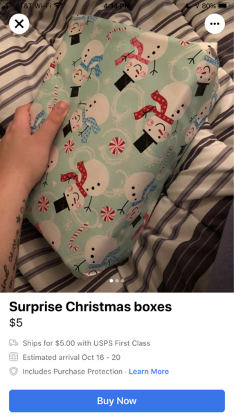 Facebook - Christmas and Halloween shite