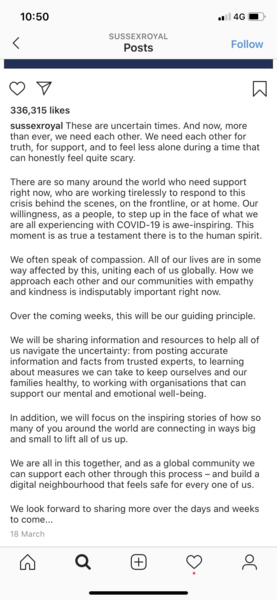 Harry and Meghan - everyone still being respectful please
