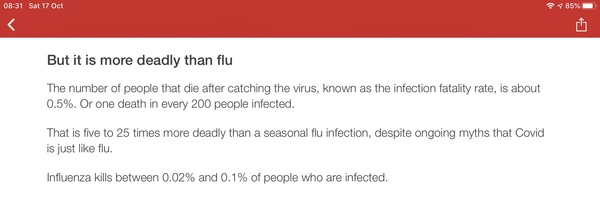 Do on average 600 people die every year from seasonal flu?