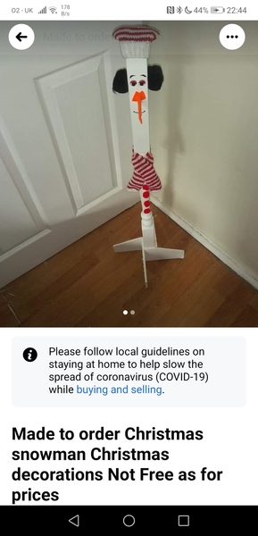 Facebook - Christmas and Halloween shite