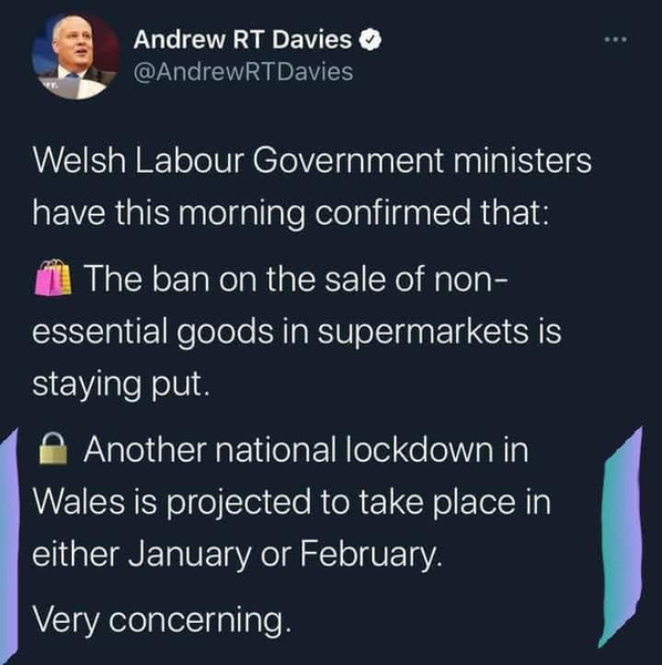 Stricter measures than ever before. Wales to restrict what supermarkets can sell.