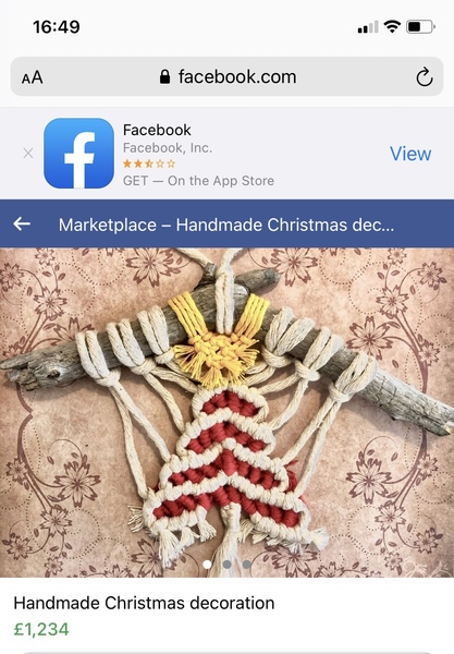 Facebook - Christmas and Halloween shite