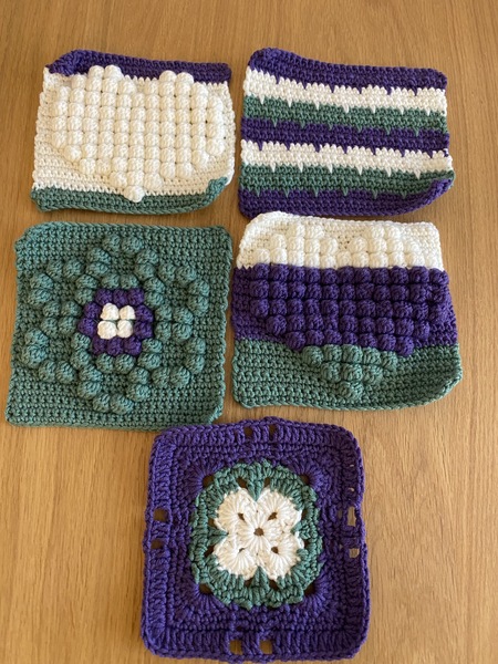 Woolly Hugs. A Blanket for the family of the wonderful NormaStanleyFletcher.