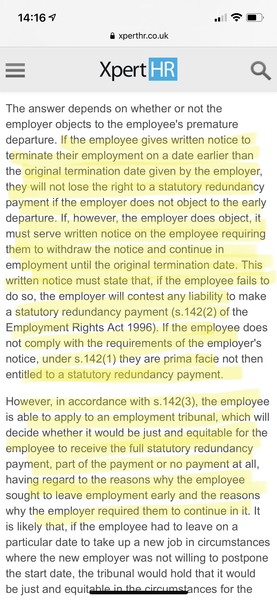 Redundancy questions