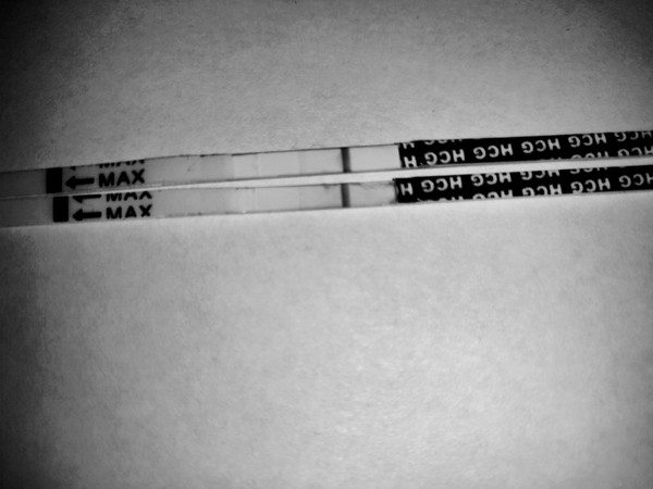 Evap or faint positive [picture warning]