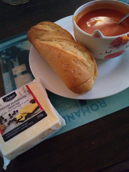 If you're having a can of soup...