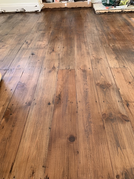 Has anyone sanded/varnished a wooden floor themselves?