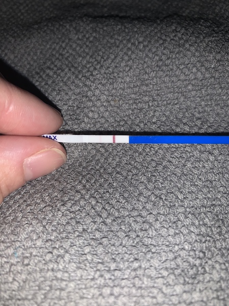 Is there a faint line here?