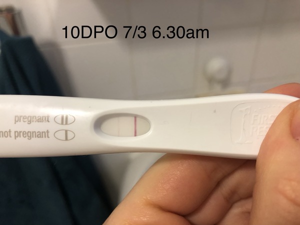 Positive FRER at 9dpo