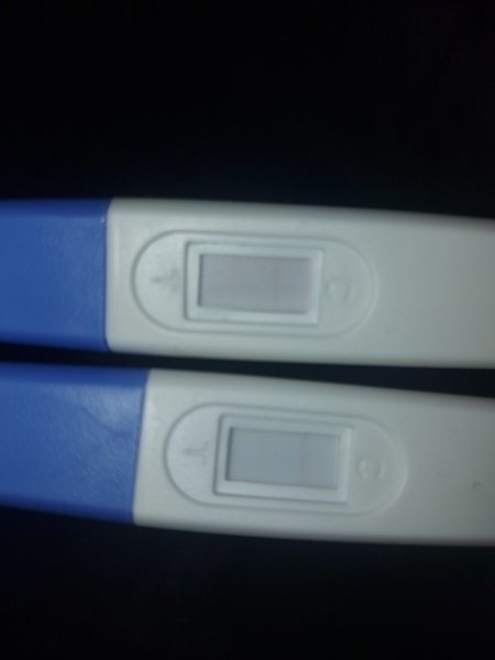 Faint line?