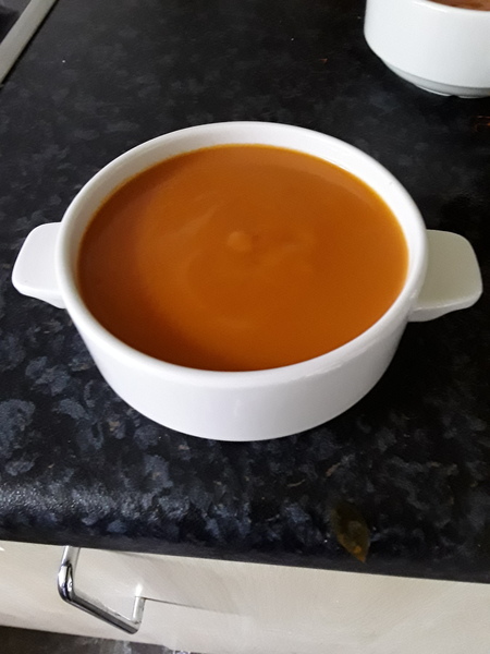 If you're having a can of soup...