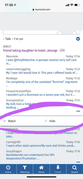 Why have you taken away the ability to remove a thread from “threads I’m on” on the mobile site?