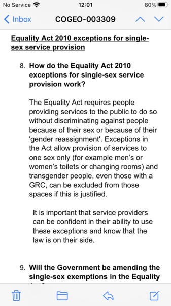 Update email on GRA reform from the GEO