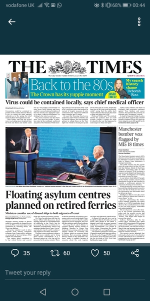 Westministenders: Brevid