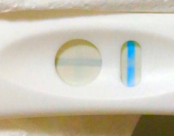Faint positive?
