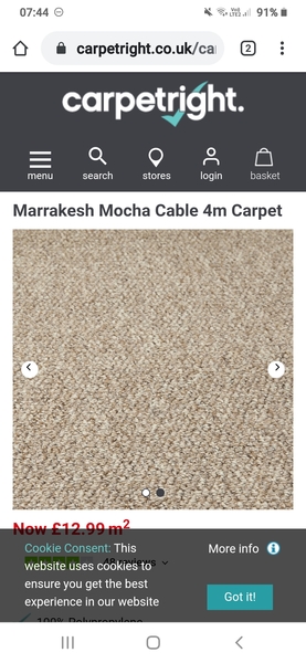 Did you regret grey carpet?