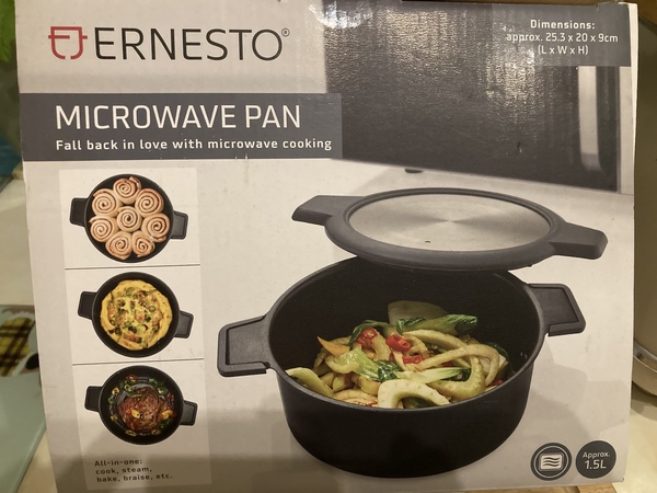 Anyone used an Ernesto Microwave Pan for braising beef?