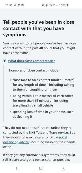 Colleague tested positive - help on isolation guidance please