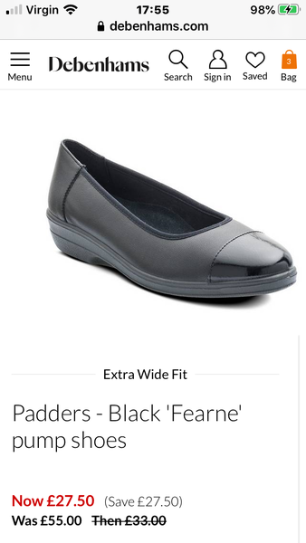 Any retail staff around who can advise on shoes?