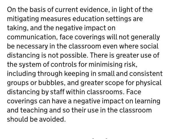 Cases rising in secondary school-aged children  - more mitigation measures needed?