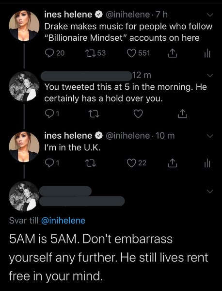 5AM is 5AM, don't embarrass yourself any further