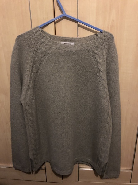 Today I am wearing cashmere for the first time
