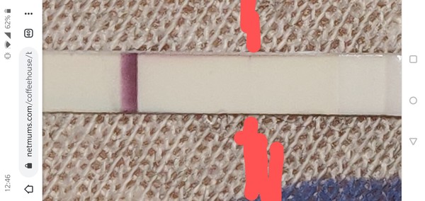 Evap or faint positive [picture warning]